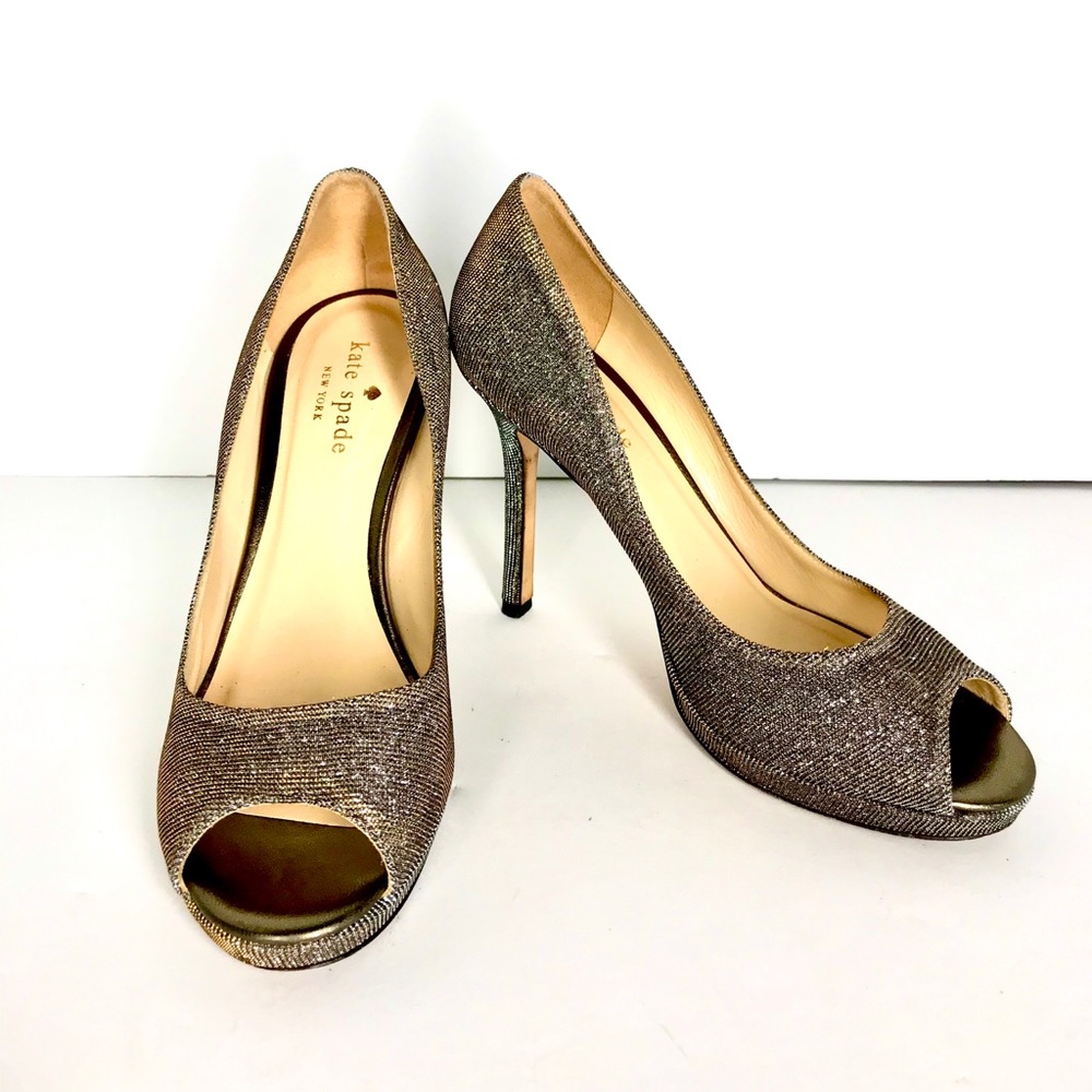 Kate Spade glitter heels